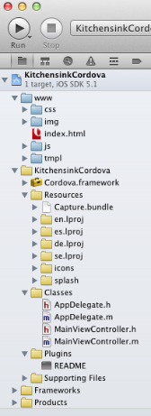 Sample Folder List in XCode