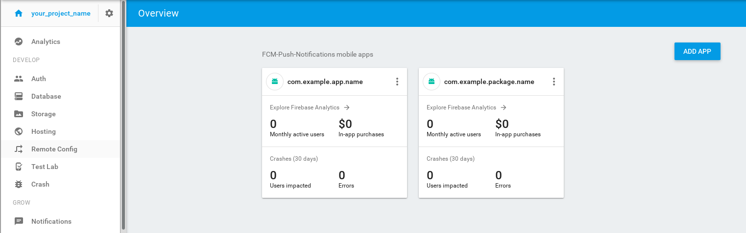 Add Firebase to your app